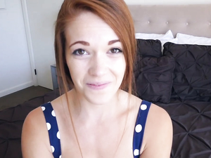 Tiny Titties And A Tight Ass On His Fuckable Redhead