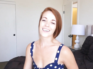 Tiny Titties And A Tight Ass On His Fuckable Redhead