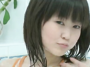 Asian With Teen A Cups Masturbates In The Tub